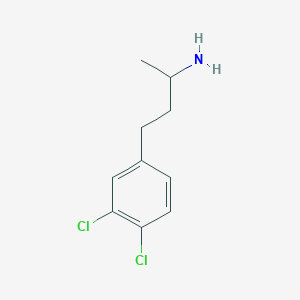 molecular formula C10H13Cl2N B8336237 4-(3,4-Dichlorophenyl)butan-2-amine 