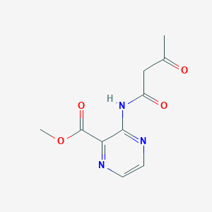 3-(3-Oxo-butyrylamino)-pyrazine-2-carboxylic acid methyl ester