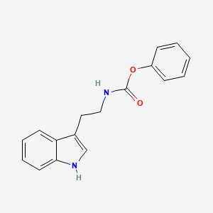 [2-(1H-Indol-3-yl)ethyl]carbamic acid phenyl ester