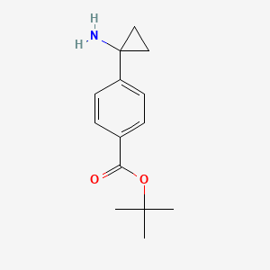 Tert-butyl 4-(1-aminocyclopropyl)benzoate