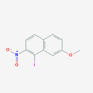 1-Iodo-7-methoxy-2-nitronaphthalene