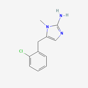 5-(2-Chloro-benzyl)-1-methyl-1H-imidazol-2-ylamine