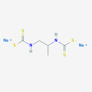 disodium;N-[1-(sulfidocarbothioylamino)propan-2-yl]carbamodithioate