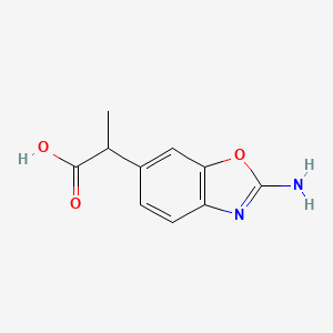 2-(2-Amino-benzooxazol-6-yl)-propionic acid