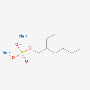 molecular formula C8H17Na2O4P B083366 Disodium 2-ethylhexyl phosphate CAS No. 13492-25-6