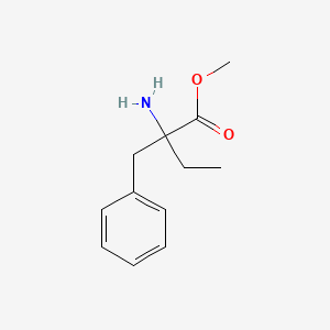 molecular formula C12H17NO2 B8336835 D,L-Phe(alphaEt)-OMe 