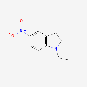 molecular formula C10H12N2O2 B8336882 1-Ethyl-5-nitro-indoline 