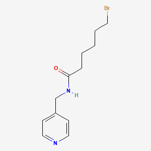 6-bromo-N-(4-pyridylmethyl)hexa namide