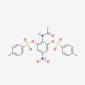 2-Acetamido-5-nitroresorcinol ditosylate