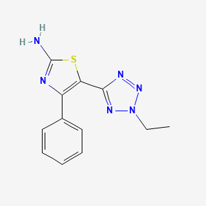 5-(2-Ethyl-2H-tetrazol-5-yl)-4-phenyl-thiazol-2-ylamine