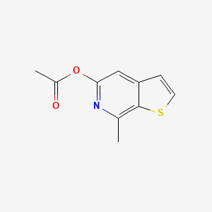 5-Acetoxy-7-methylthieno[2,3-c]pyridine