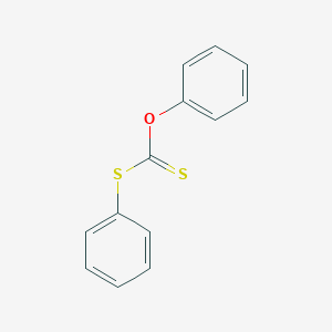 molecular formula C13H10OS2 B083372 Carbonic acid,dithio-,o,s-diphenyl ester CAS No. 13509-35-8