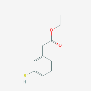 (3-Mercapto-phenyl)-acetic acid ethyl ester