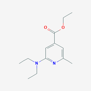 2-Diethylamino-6-methyl-isonicotinic acid ethyl ester