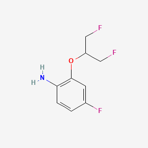 2-(1,3-Difluoropropan-2-yloxy)-4-fluoroaniline