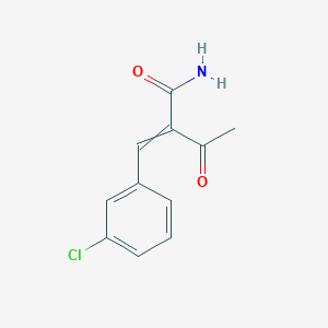 2-Acetyl-3-(3-chlorophenyl)acrylamide