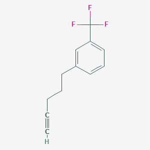 5-(3-Trifluoromethylphenyl)pent-1-yne