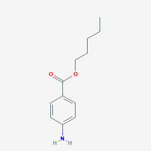 molecular formula C12H17NO2 B083381 Pentyl 4-aminobenzoate CAS No. 13110-37-7