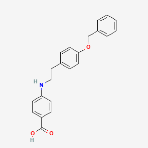 4-({2-[4-(Benzyloxy)phenyl]ethyl}amino)benzoic acid