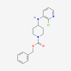 molecular formula C18H20ClN3O2 B8338188 Benzyl 4-(2-chloro-pyridin-3-yl-amino)-piperidine-1-carboxylate 