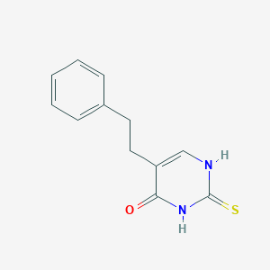 molecular formula C12H12N2OS B8338200 5-(2-Phenylethyl)-2-thiouracil 