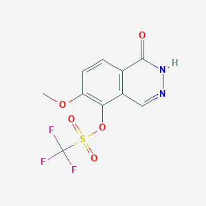 Trifluoro-methanesulfonic acid 6-methoxy-1-oxo-1,2-dihydro-phthalazin-5-yl ester