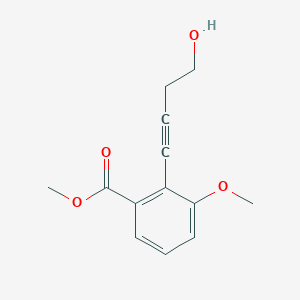 Methyl 2-(4-hydroxybut-1-yn-1-yl)-3-(methyloxy)benzoate