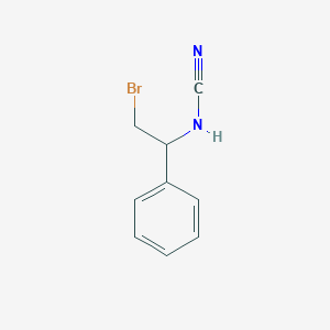 2-Bromo-1-phenylethyl cyanamide