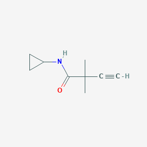N-cyclopropyl-2,2-dimethylbut-3-ynamide