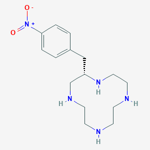 molecular formula C15H25N5O2 B8338567 p-NO2-Bn-Cyclen 