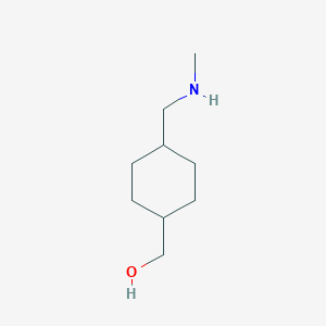 molecular formula C9H19NO B8338642 trans-(4-Methylaminomethyl-cyclohexyl)-methanol 