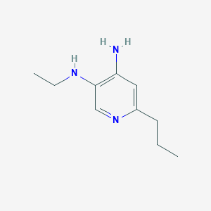 molecular formula C10H17N3 B8338648 N3-ethyl-6-propyl-pyridine-3,4-diamine 