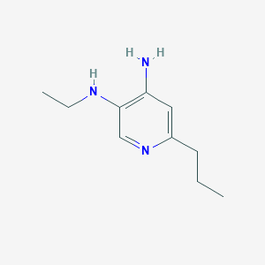 N3-ethyl-6-propyl-pyridine-3,4-diamine