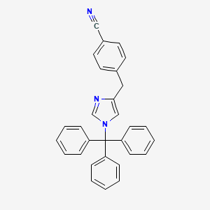 1-Trityl-4-(4-cyanobenzyl)imidazole
