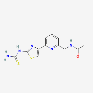 4-(6-Acetylaminomethylpyridin-2-yl)-2-thioureidothiazole