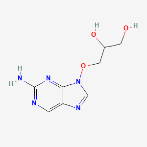 2-Amino-9-(2,3-dihydroxyprop-1-oxy)purine