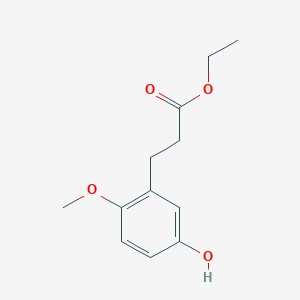 Ethyl 3-(5-hydroxy-2-methoxyphenyl)propanoate