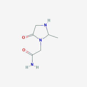 2-Methyl-5-oxo-1-imidazolidineacetamide