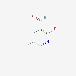 5-Ethyl-2-fluoropyridine-3-carbaldehyde