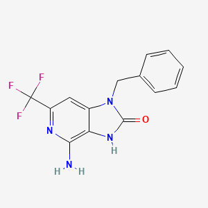 4-amino-1-benzyl-6-(trifluoromethyl)-3H-imidazo[4,5-c]pyridin-2-one