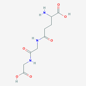 molecular formula C9H15N3O6 B083389 H-γ-Glu-Gly-Gly-OH CAS No. 13640-39-6
