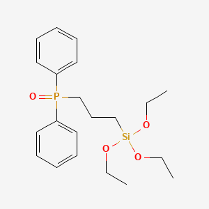 molecular formula C21H31O4PSi B8339034 Phosphine oxide, diphenyl[3-(triethoxysilyl)propyl]- CAS No. 4451-95-0