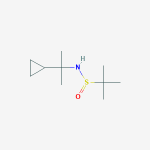 N-(2-cyclopropylpropan-2-yl)-2-methylpropane-2-sulfinamide