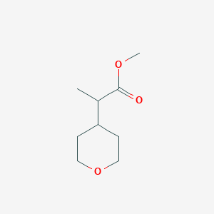2-(Tetrahydropyran-4-yl)propionic acid methyl ester