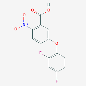 2-Nitro-5-(2,4-difluorophenoxy)benzoic acid