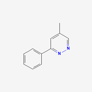 molecular formula C11H10N2 B8339359 5-Methyl-3-phenylpyridazine 