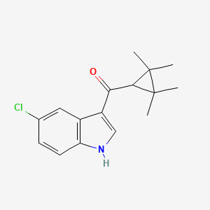 (5-Chloro-1H-indol-3-yl)-(2,2,3,3-tetramethyl-cyclopropyl)-methanone