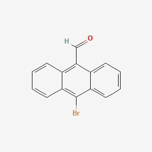 molecular formula C15H9BrO B8339386 10-bromoanthracene-9-carbaldehyde 