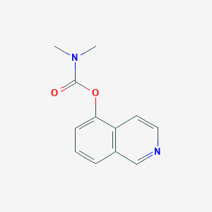 molecular formula C12H12N2O2 B8339465 isoquinolin-5-yl N,N-dimethylcarbamate 