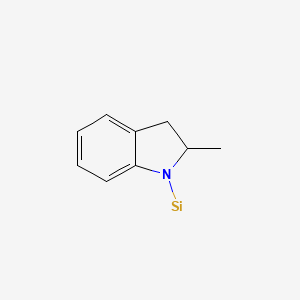 molecular formula C9H10NSi B8339649 N-silyl-2-methylindoline 
